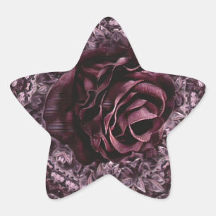 Rose Mandala Star Sticker