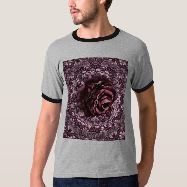 Rose Mandala  T-Shirt (Front)