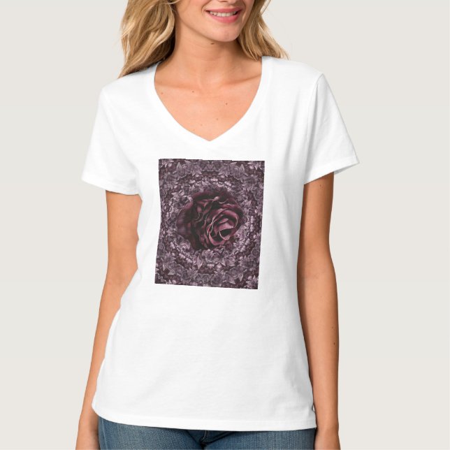 Rose Mandala  T-Shirt (Front)