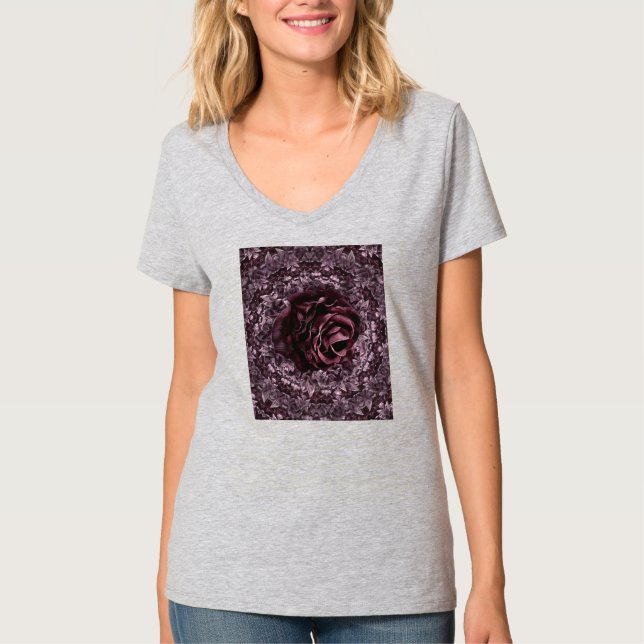 Rose Mandala  T-Shirt (Front)