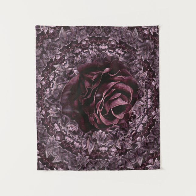 Rose Mandala  Tapestry (Front)
