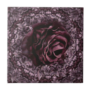 Rose Mandala  Tile