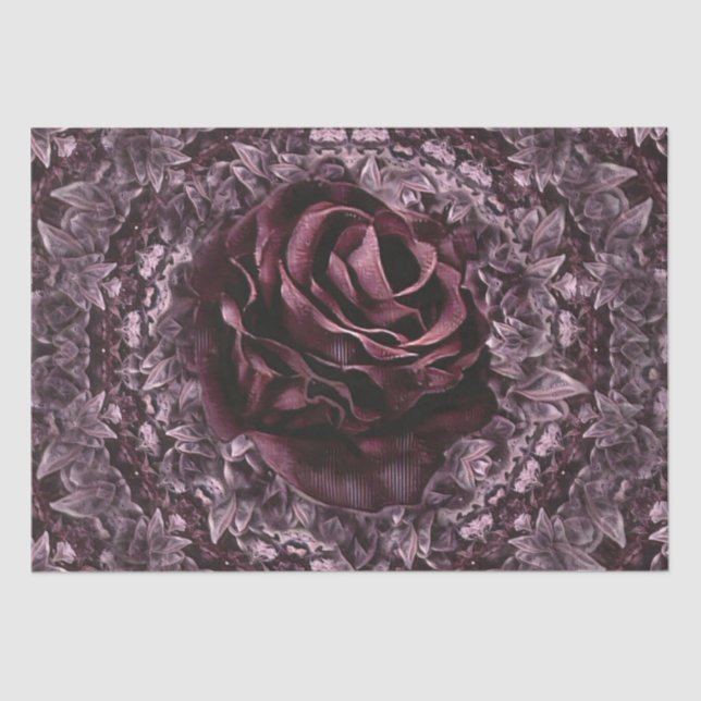 Rose Mandala  Tissue Paper (Front)