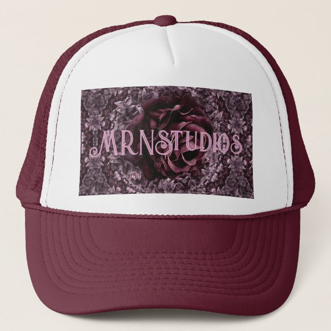 Rose Mandala  Trucker Hat (Front)