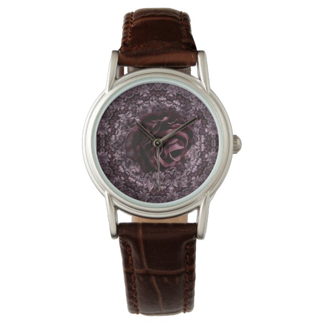 Rose Mandala  Watch (Front)