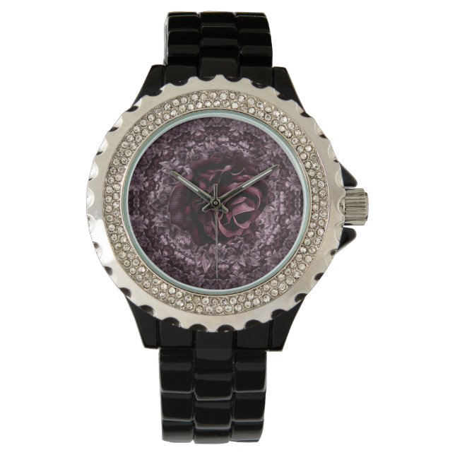 Rose Mandala  Watch (Front)