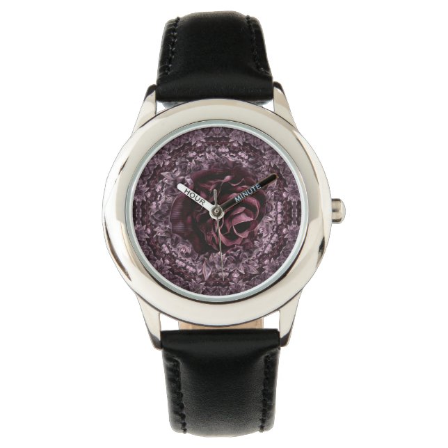 Rose Mandala  Watch (Front)