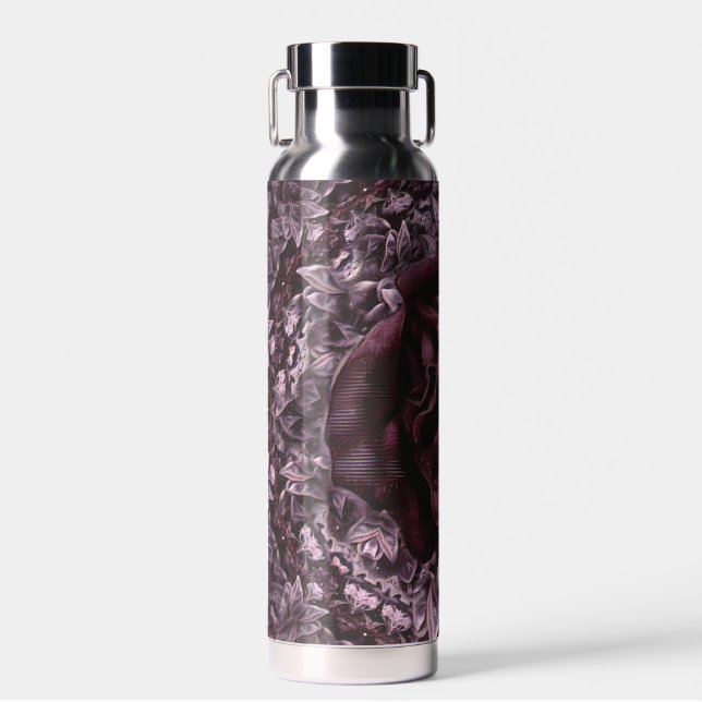 Rose Mandala  Water Bottle (Front)