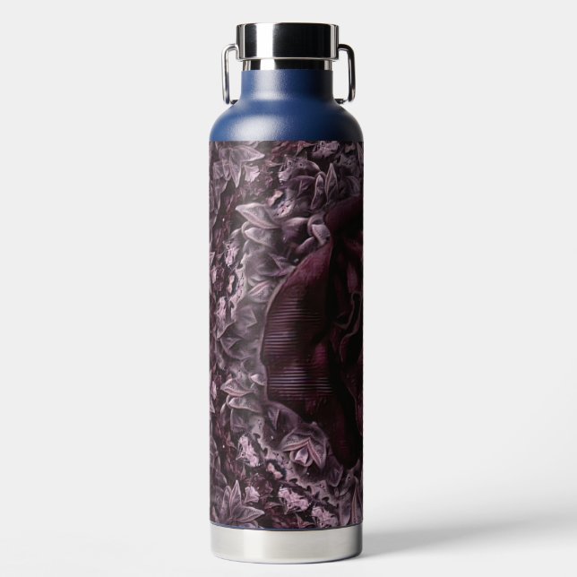 Rose Mandala  Water Bottle (Front)