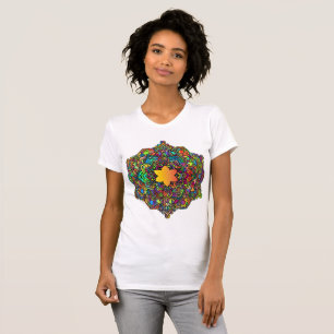 Rose Mandala Woman's Fine Jersey T-Shirt