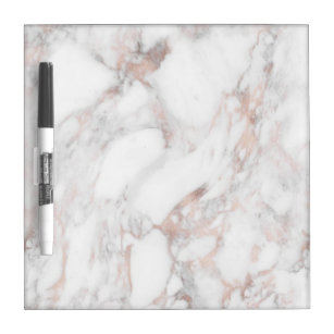 Rose Marble Background Template Elegant Modern Dry Erase Board