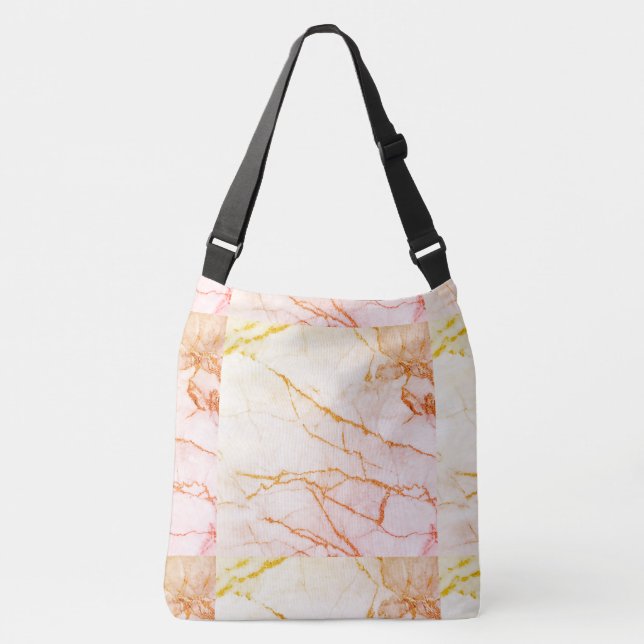 Rose Marble Crossbody Bag (Front)