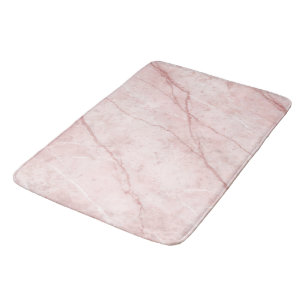 Rose Marble Organic Dusty Rose Blush Bath Mat