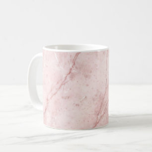 Rose Marble Organic Dusty Rose Blush Coffee Mug