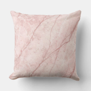Rose Marble Organic Dusty Rose Blush Cushion