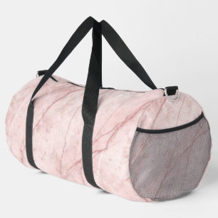 Rose Marble Organic Dusty Rose Blush Duffle Bag