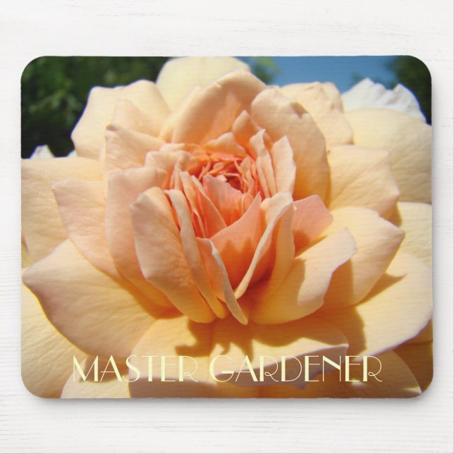 ROSE Master Gardener Mouse Pad Gift Christmas Rose (Front)