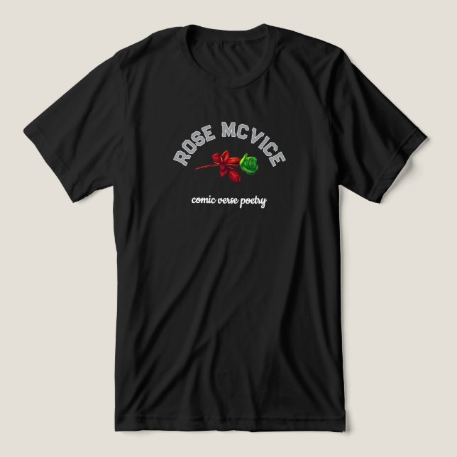 Rose McVice comic verse poet #0 Tri-Blend Shirt (Design Front)