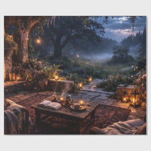 Rose Meadow Hearth Terrace Wrapping Paper