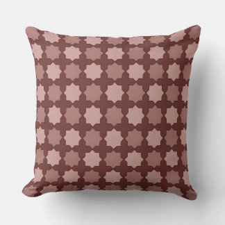 Rose Medina Geometric Stars Cushion