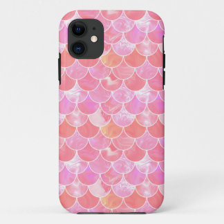 Rose mermaid scales Case-Mate iPhone case