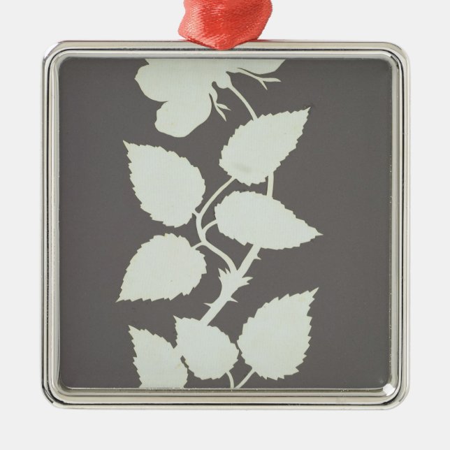 Rose Metal Tree Decoration (Front)