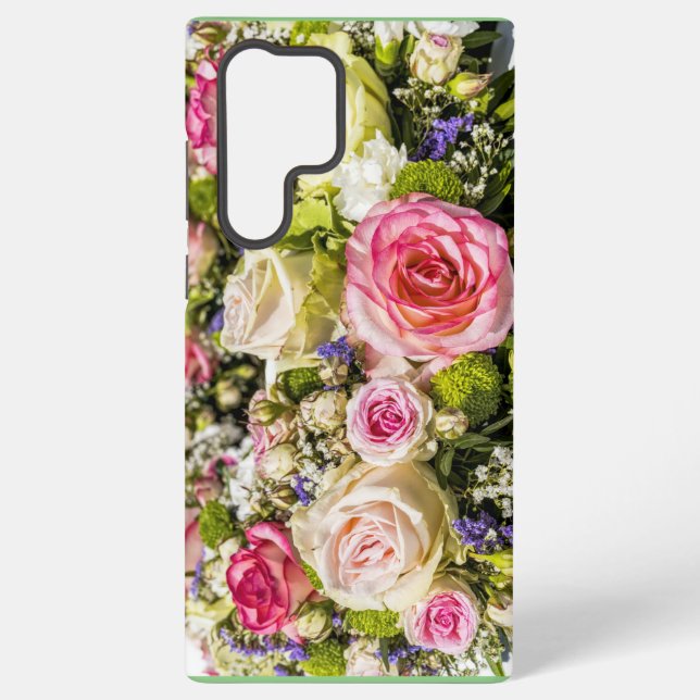 Rose Mix Two Samsung Galaxy S22 Ultra Case (Back)