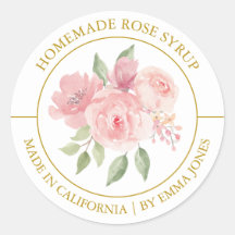 Rose Modern label