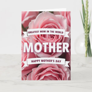 Rose Mother Illustration Day Card