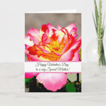 Rose Mother's Day Valentine's Day Greeting Card