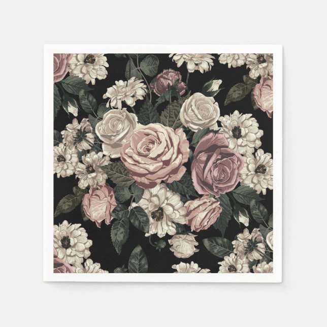 rose napkin (Front)
