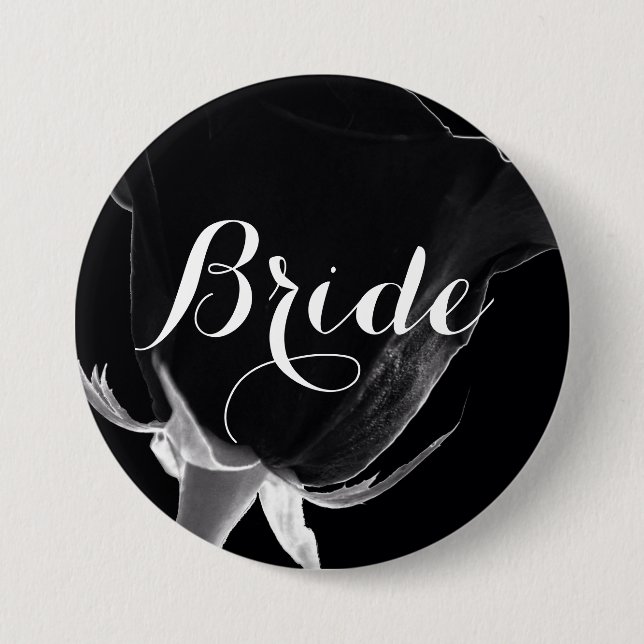 Rose Noire 7.5 Cm Round Badge (Front)