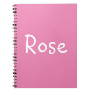 Rose Notebook