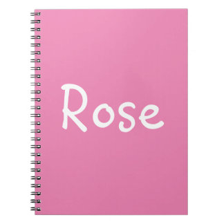 Rose Notebook