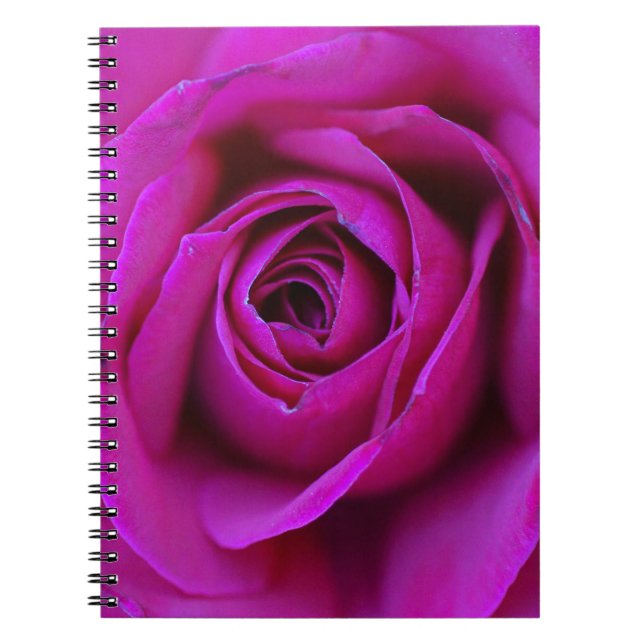 Rose Notepad Spiral Notebook (Front)