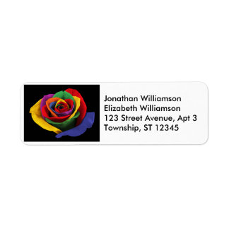 Rose of a Different Colour Return Address Labels