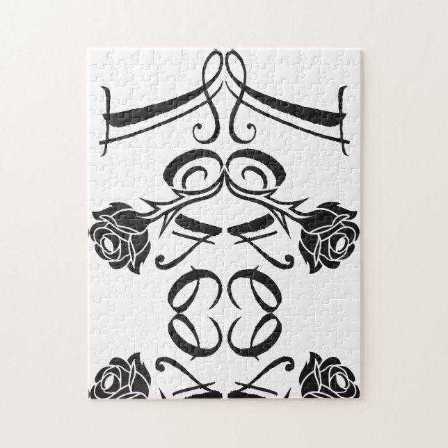 Rose of love jigsaw puzzle (Vertical)