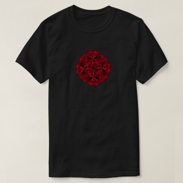 Rose of Owls T-Shirt (Design Front)