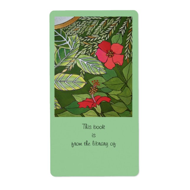 Rose of Sharon Jungle book plate (Front)