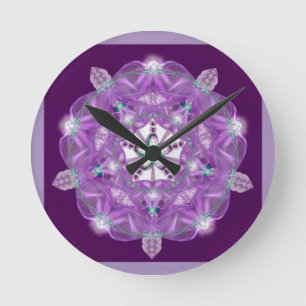 Rose of the Citadel Round Clock
