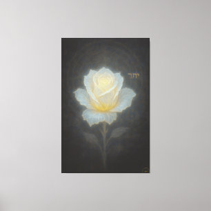 Rose of Witness collection: “Truth Veiled in Glory Canvas Print