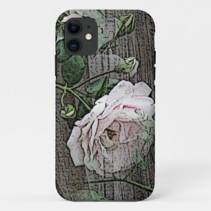 Rose on Weathered Wood Case-Mate iPhone Case