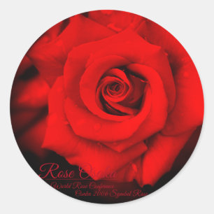 Rose Osaka:Seal Classic Round Sticker