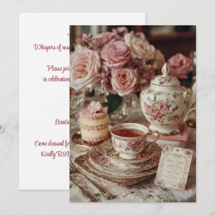 Rose Parlour   Rosewater Glow Invitation