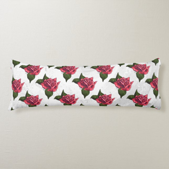 Rose Pattern Body Cushion (Front)