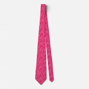 Rose Pattern Brother Vineyard Wedding Tie