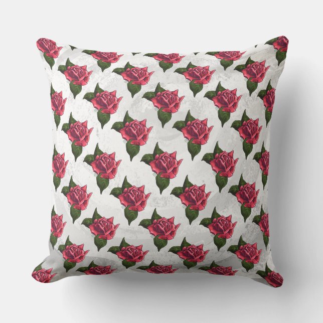 Rose Pattern Cushion (Front)