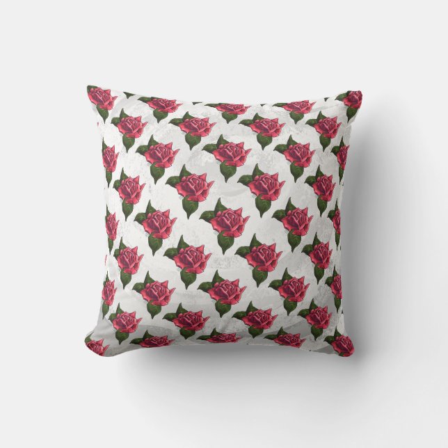 Rose Pattern Cushion (Front)