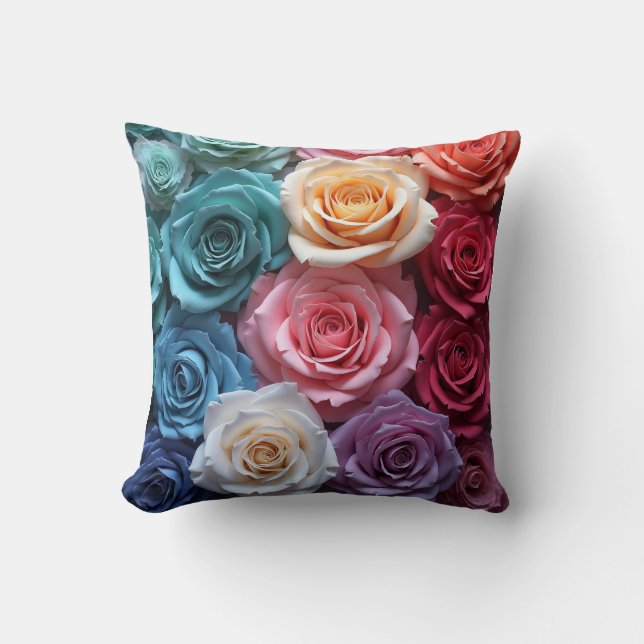 Rose pattern cushion (Front)