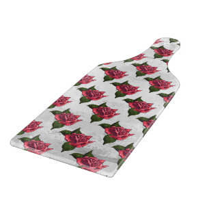 Rose Pattern Cutting Board